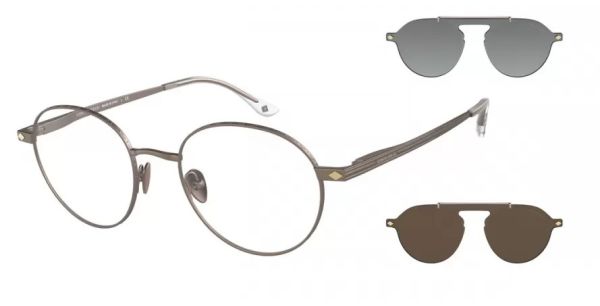 Giorgio Armani 6107 32591W - Oculos de Grau com Clip On