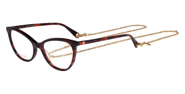 Gucci 1079O 002 - Oculos de Grau com Corrente