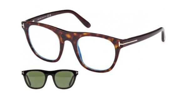 Tom Ford 5895B 052 - Oculos com Blue Block e Clip On