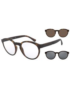 Emporio Armani 4152 58021W - Oculos com 2 Clip On
