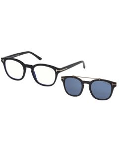 Tom Ford 5532B 01V BLUE LOOK - Oculos de Grau + CLIP ON