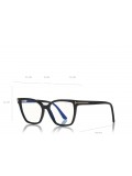 Tom Ford 5641B BLUE BLOK 001 CLIPON - Oculos de Sol